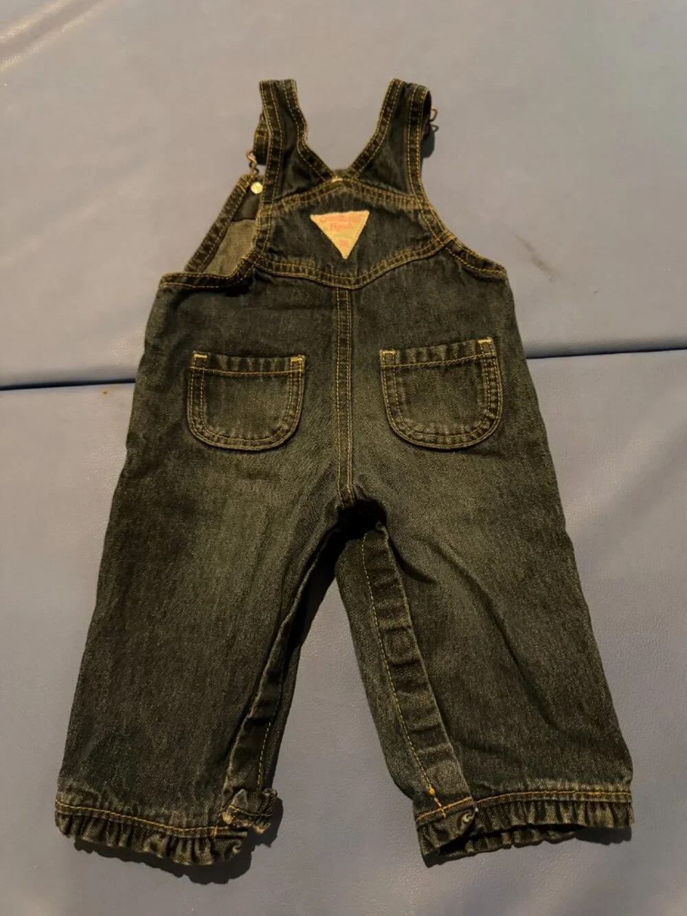 6 months Osh kosh bgosh vestbak jean overalls